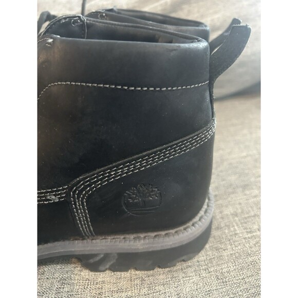 Timberland Grantly Moc Toe Chukka Boots Mens Size 10.5 Leather Black - Picture 4 of 14